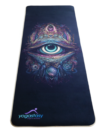 EYE CUSTOMISED YOGA MAT - FRONT SIDE