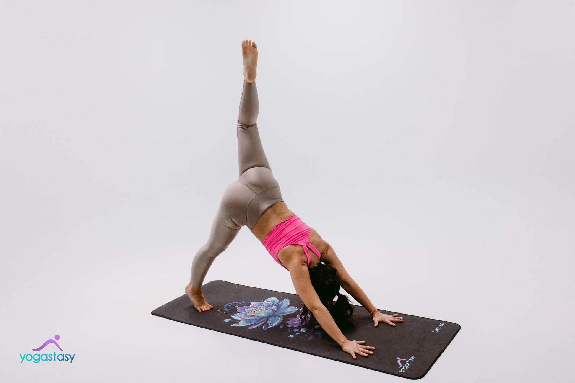 LOTUS CUSTOMISED YOGA MAT - SIDE