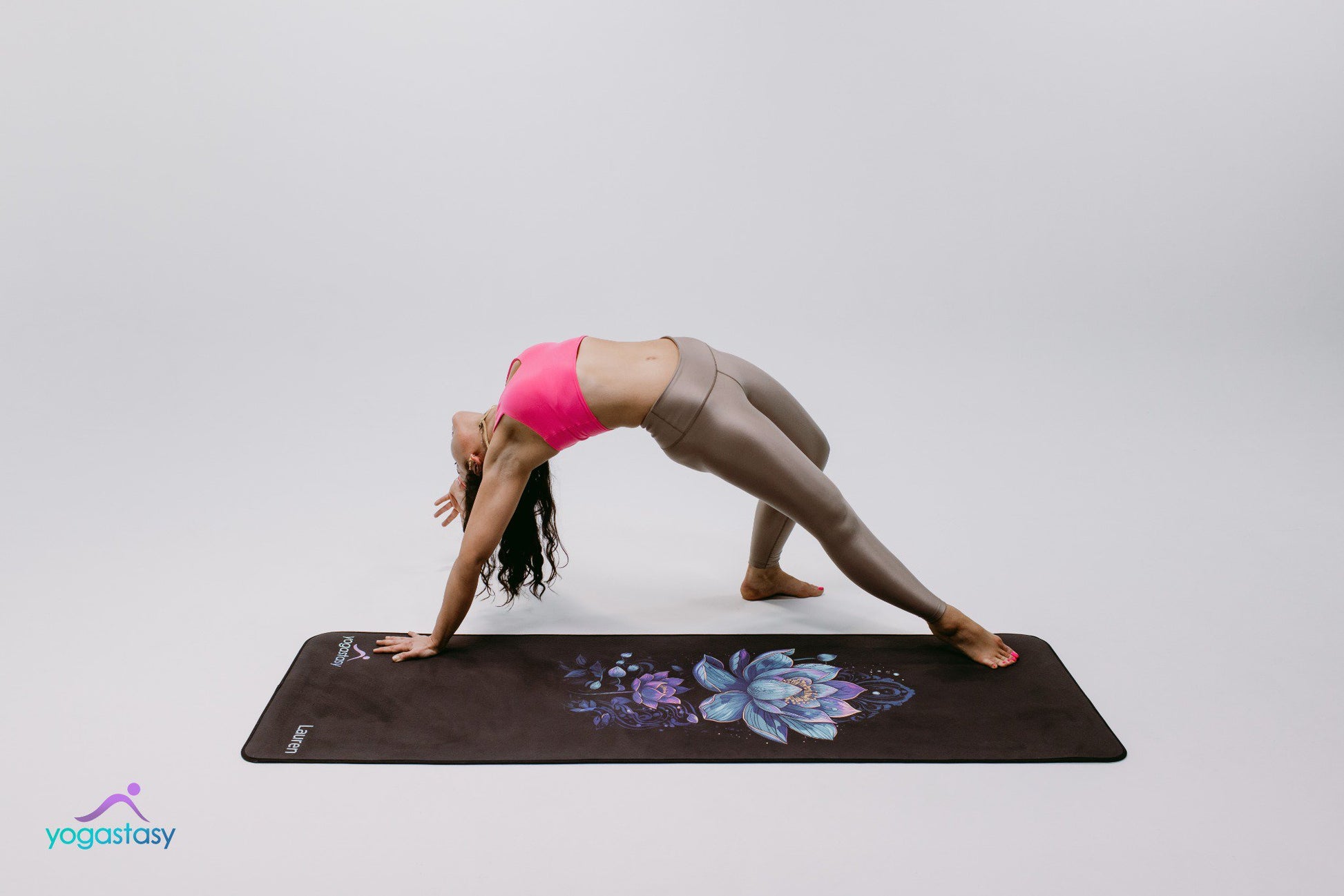 LOTUS CUSTOMISED YOGA MAT - SIDE