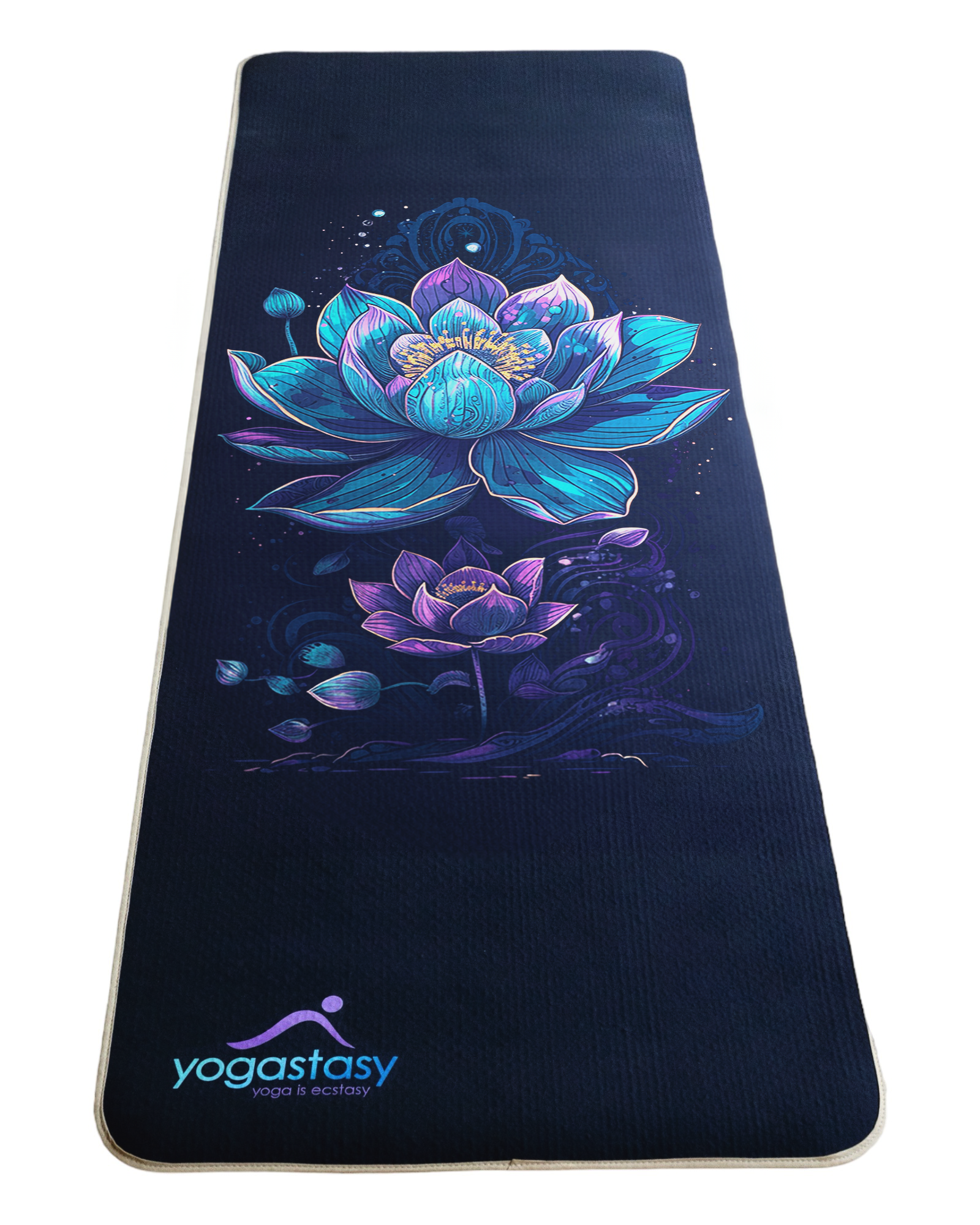 LOTUS CUSTOMISED YOGA MAT - FRONT SIDE